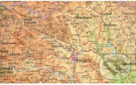 Levně Slovensko 1:500 000 (Nástenná mapa)