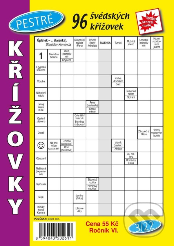 Levně Pestré křížovky 3/2022 - kniha z kategorie Pre dospelých