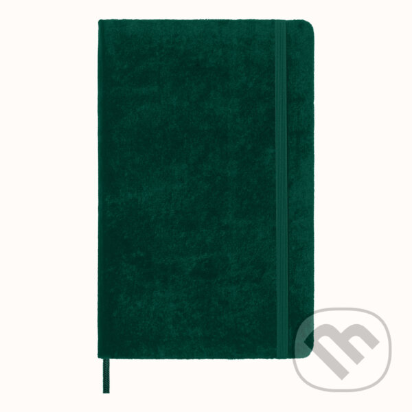 Levně Moleskine – zápisník Velvet (zelený) (stredný, linajkovaný)