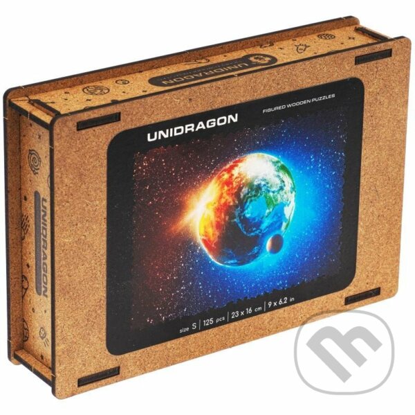 Levně Planeta Země S (Unidragon drevené puzzle) - puzzle z kategorie Ostatné