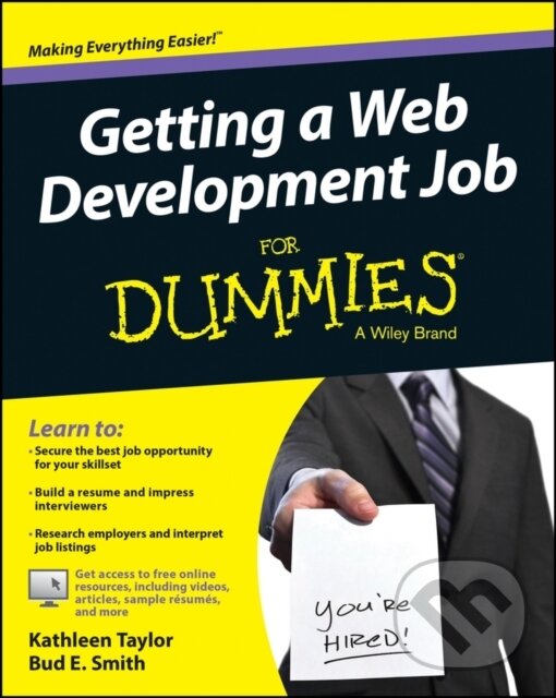 E-kniha: Getting a Web Development Job For Dummies (Bud E. Smith a Kathleen Taylor). Wiley, 2014