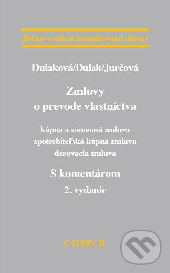 Kniha Zmluvy o prevode vlastníctva