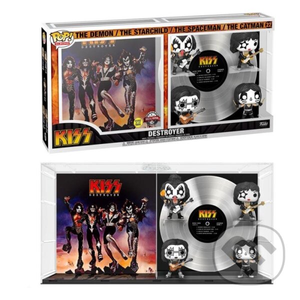 Funko POP Albums Deluxe: KISS (Glow In The Dark limited edition), Funko, 2022