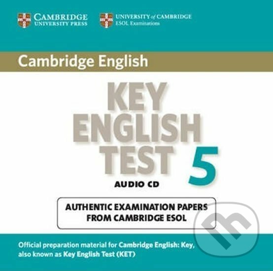 Levně Cambridge Key English Test 5: Audio CD - audiokniha z kategorie Jazykové učebnice a slovníky
