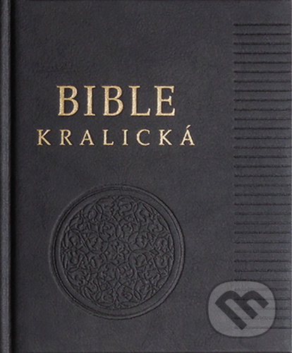 Poznámková Bible kralická černá, pravá kůže, Česká biblická společnost, 2022