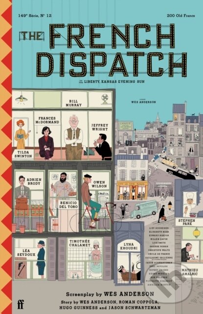 E-kniha: The French Dispatch (Wes Anderson). Faber and Faber, 2021