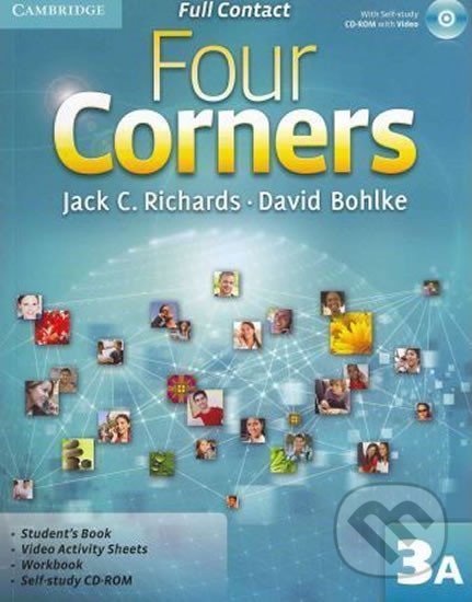 Kniha Four Corners 3: Full Contact A with S-Study CD-ROM