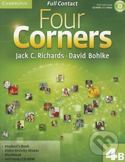 Kniha Four Corners 4: Full Contact B with S-Study CD-ROM