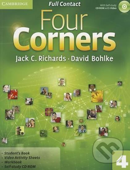 Kniha Four Corners 4: Full Contact with S-Study CD-ROM