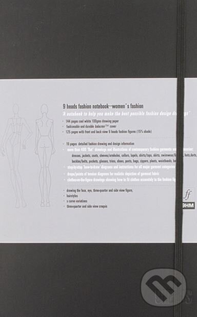 Levně 9 Heads Fashion Notebook (Women's Fashion) - Nancy Riegelman