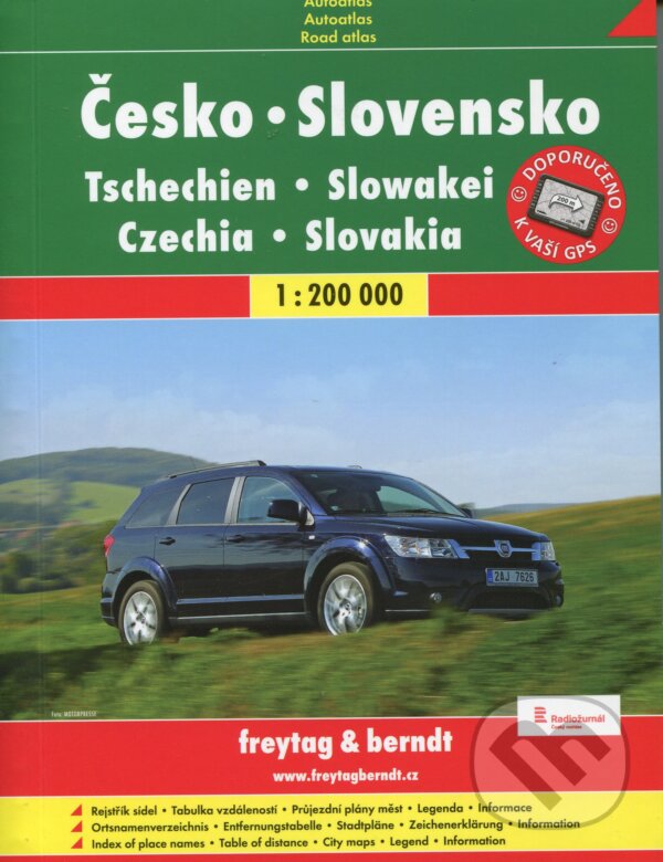 Česko-Slovensko 1:200 000, freytag&berndt, 2013