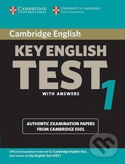 Levně Cambridge Key Eng Test 1: Student´s Book with answers - kniha z kategorie Jazykové učebnice a slovníky