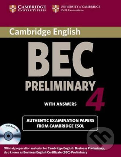 Levně Cambridge BEC 4 Preliminary Self-study Pack (Student´s Book with answers and Audio CD) - kniha z kategorie Jazykové učebnice a slovníky