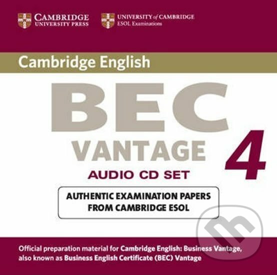 Levně Cambridge BEC 4 Vantage Audio CDs (2) : Examination Papers from University of Cambridge ESOL Examinations - audiokniha z kategorie Jazykové učebnice…
