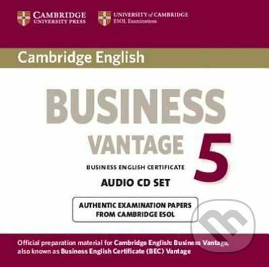 Levně Cambridge BEC 5 Vantage: Audio CD - audiokniha z kategorie Jazykové učebnice a slovníky