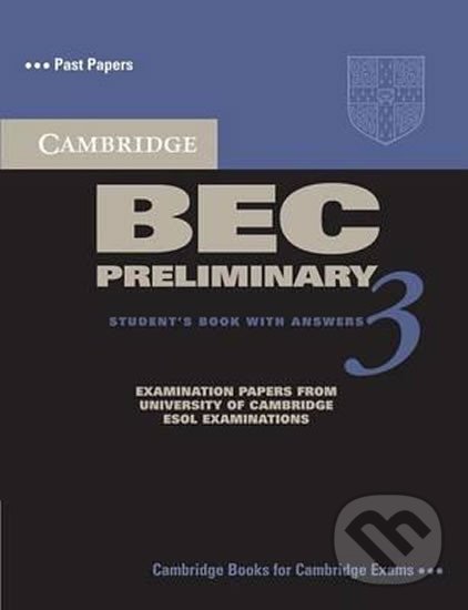 Levně Cambridge BEC Preliminary 3 Student´s Book with Answers - kniha z kategorie Jazykové učebnice a slovníky