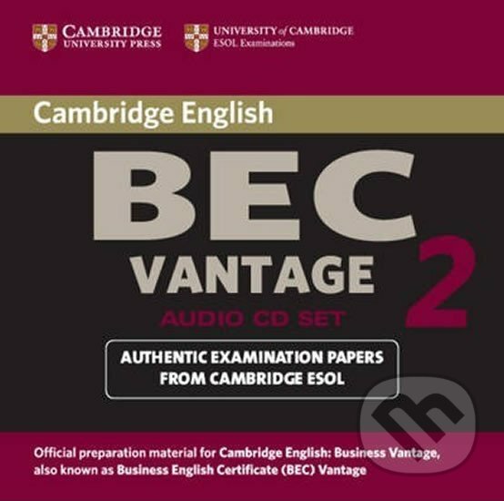 Levně Cambridge BEC Vantage 2 Audio CD - audiokniha z kategorie Jazykové učebnice a slovníky