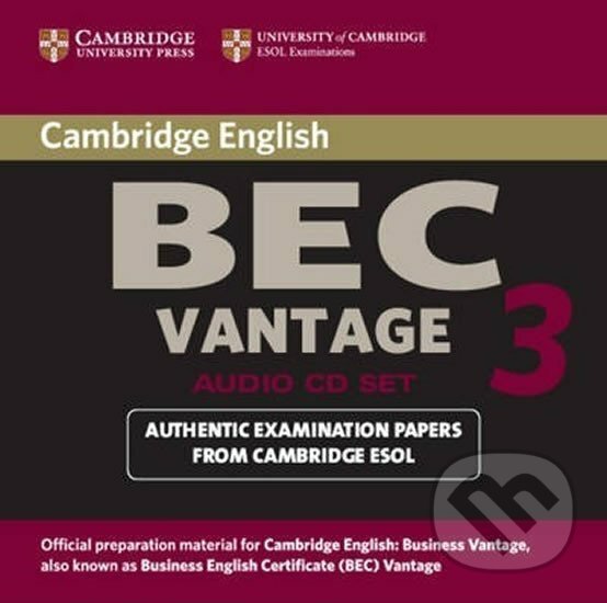 Levně Cambridge BEC Vantage 3 Audio CD Set (2 CDs) - audiokniha z kategorie Jazykové učebnice a slovníky