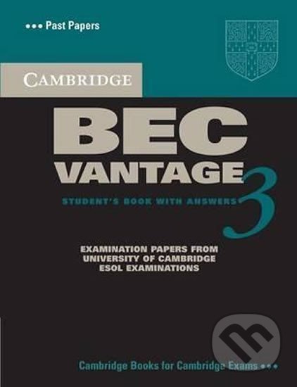 Levně Cambridge BEC Vantage 3 Student´s Book with Answers - kniha z kategorie Jazykové učebnice a slovníky