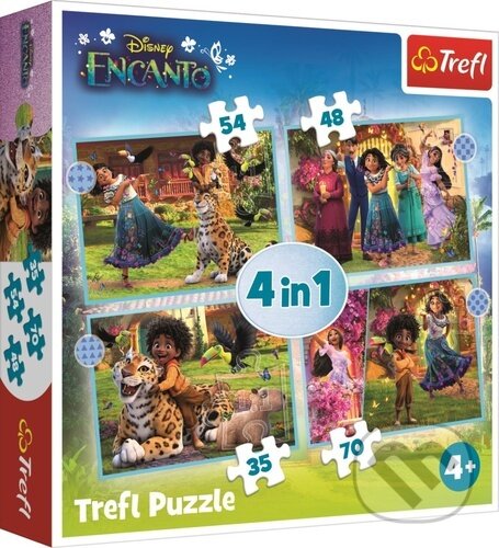 Levně Encanto 4v1 - puzzle z kategorie 15 – 60 dielikov