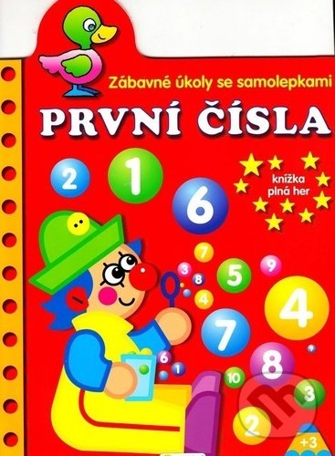Levně Zábavné úkoly se samolepkami: PRVNÍ ČÍSLA (knížka plná her) - kniha z kategorie Naučné knihy