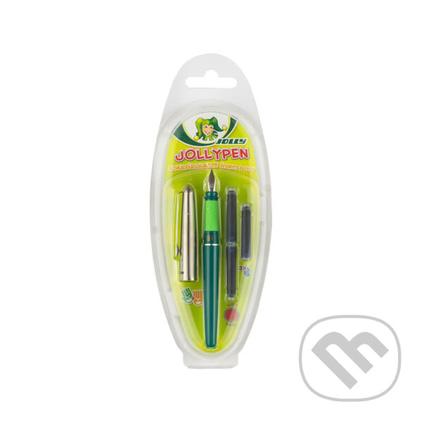 Levně Školské plniace pero JOLLYPEN (zelená)