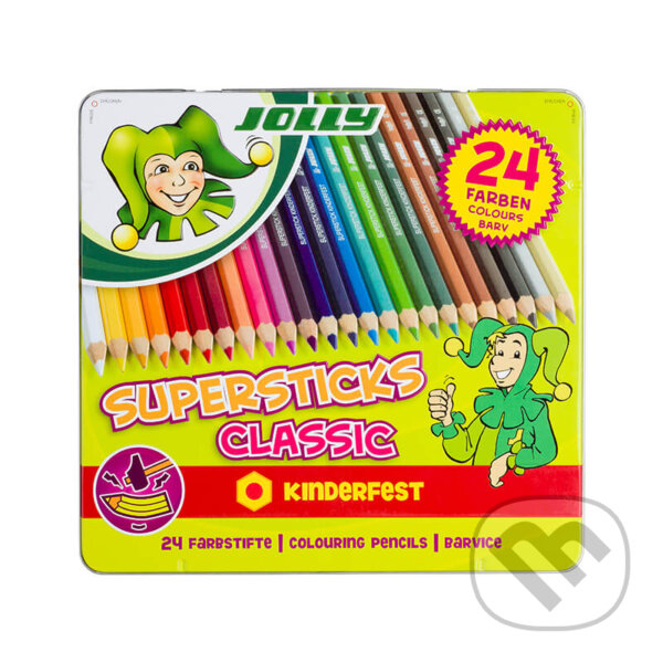 Supersticks 24 barev v kovové krabičce