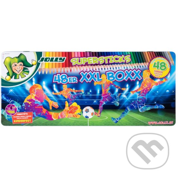 Levně Supersticks 48 XXL Boxx FOOTBALL dizajn (48 ks)