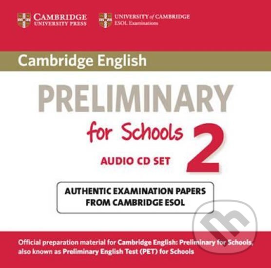 Levně Cambridge PET for Schools 2: Audio CDs (2) - audiokniha z kategorie Jazykové učebnice a slovníky