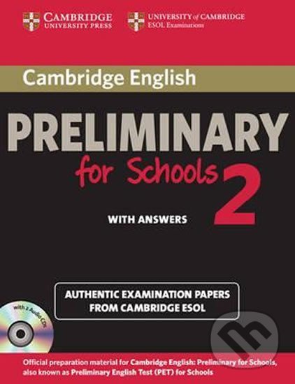 Levně Cambridge PET for Schools 2: Self-study Pack (SB with ans. A-CDs) - kniha z kategorie Jazykové učebnice a slovníky