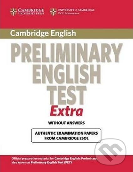 Levně Cambridge Preliminary English Test Extra Students Book - kniha z kategorie Jazykové učebnice a slovníky