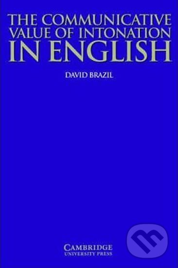 Kniha Communicative Value of Intonation in English, The: PB