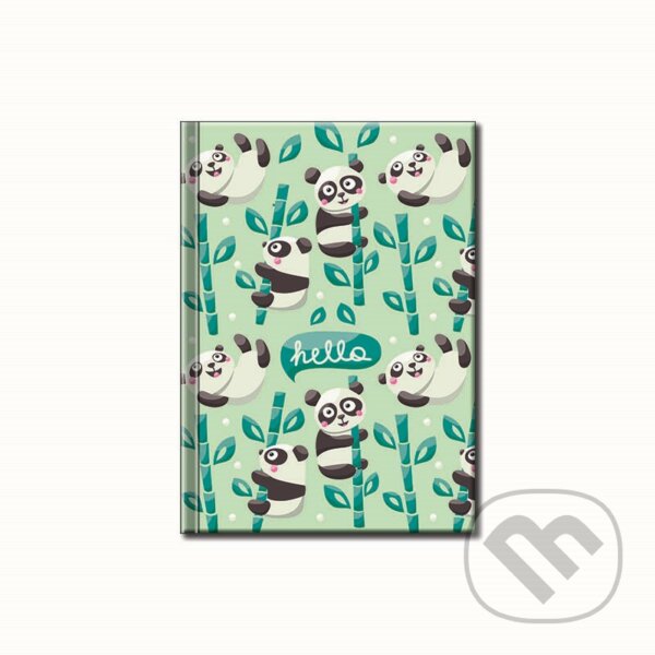 Levně Notes Mini - Panda (linajkovaný)