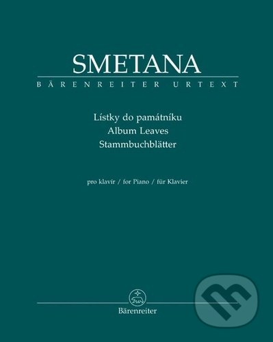 Levně Lístky do památníku (pro klavír) - Bedřich Smetana - kniha z kategorie Noty