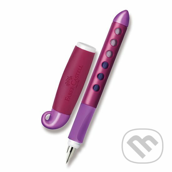 Levně Faber - Castell Plnicí pero Scribolino - pro leváky malinové
