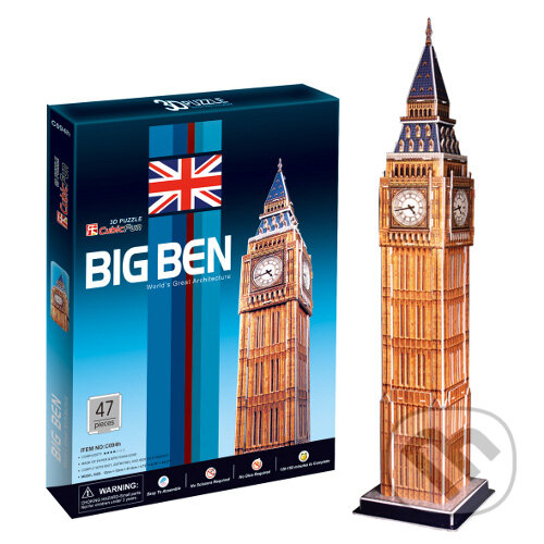 Levně Big Ben - puzzle z kategorie 3D puzzle
