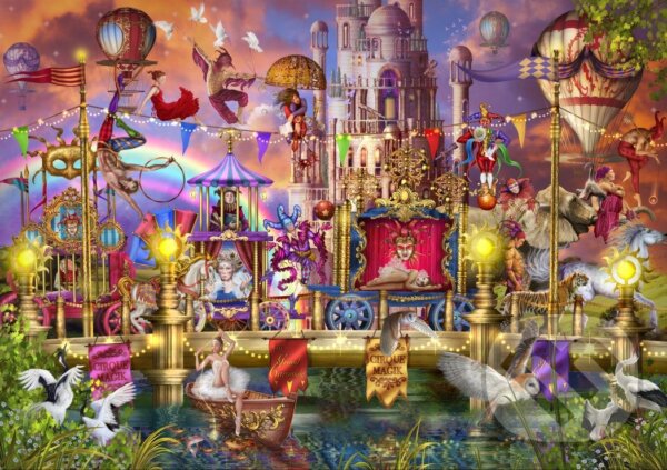 Levně Marchetti: Magic Circus Parade - puzzle z kategorie Umelecké