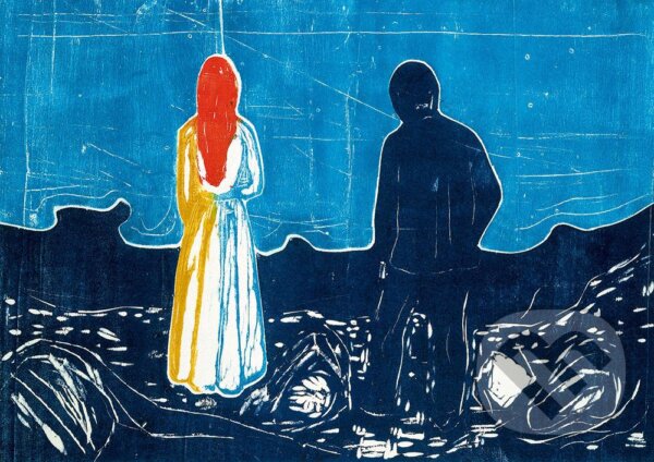 Levně Edvard Munch - Two People: The Lonely Ones, 1899 - puzzle z kategorie Umelecké