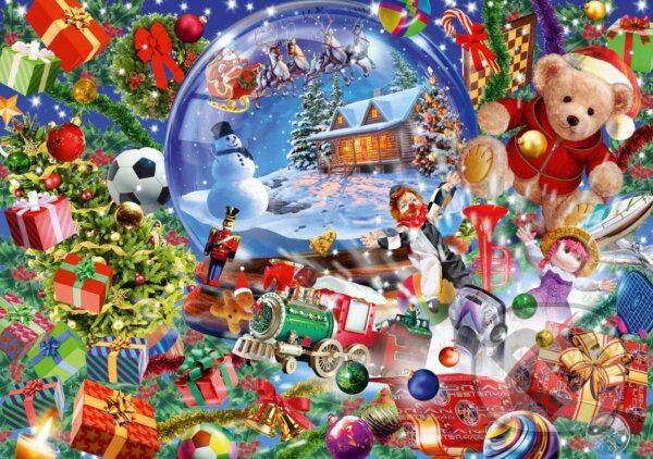 Levně Christmas Globe - puzzle z kategorie Umelecké