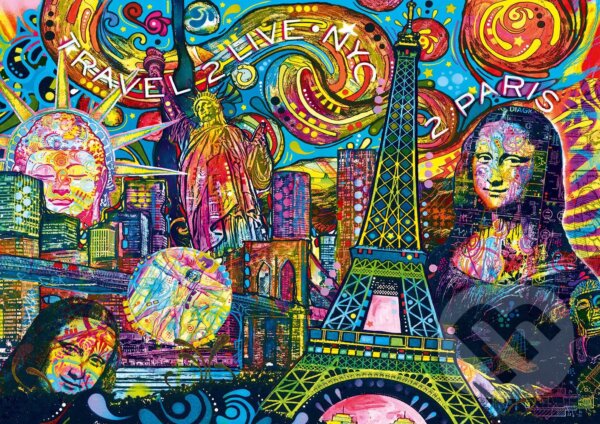 Levně Iconic Travel - puzzle z kategorie Umelecké