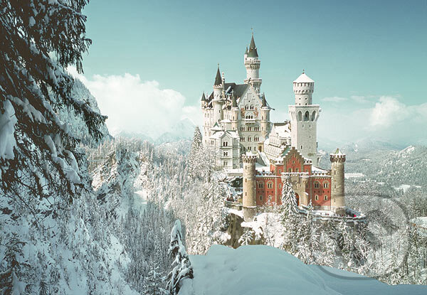 Puzzle: Zámok Neuschwanstein, Nemecko (Castorland)