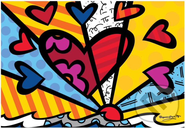 Levně Romero Britto - New Day - puzzle z kategorie Umelecké