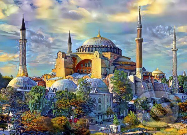 Hagia Sophia, Istanbul, Turkey, Bluebird, 2022