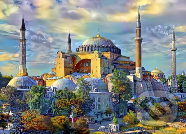 Levně Hagia Sophia, Istanbul, Turkey - puzzle z kategorie Umelecké