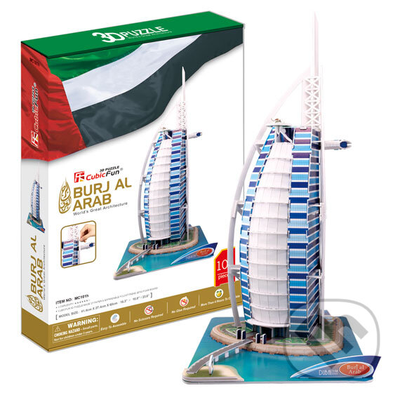 Levně Burj al Arab - puzzle z kategorie 3D puzzle