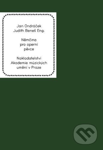 Levně Němčina pro operní pěvce - Jan Ondráček - kniha z kategorie Učebnice a slovníky
