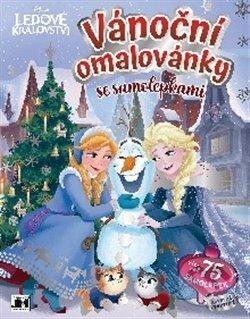 Levně Ledové království - Vánoční omalovánky se samolepkami - kniha z kategorie Samolepky