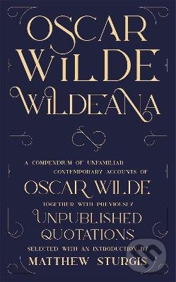 Levně Wildeana - Oscar Wilde - kniha z kategorie Beletria
