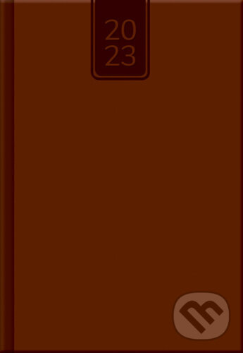 Levně Denní diář A5 cz/sk Nebraska light brown