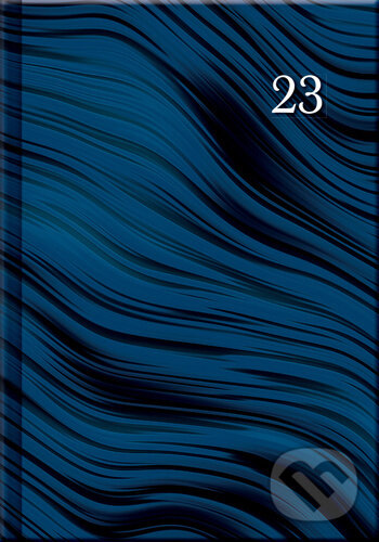 Levně Denní diář A5 cz/sk Print Blue